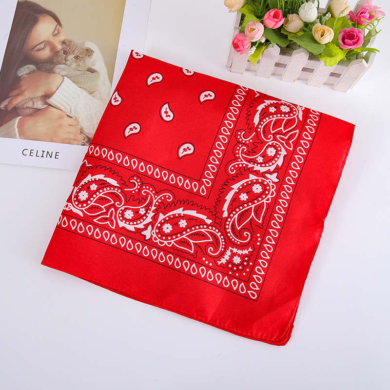 Big Square Hip Hop Street Hip Hop Hijab Corriendo Deportes Fitness Body Ribbon casual bufanda bufanda marea Tiara