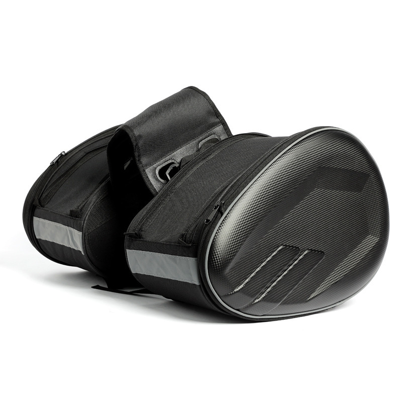 Motorcycle Saddle Bag, Helmet Bag, Waterproof Rear Seat Side Bag, Hanging Bag, Pannier Bag, Long-Distance Motorcycle Travel Luggage Bag, Motorcycle Equipment