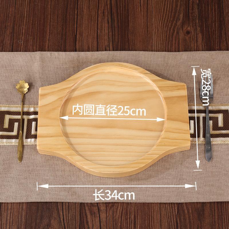 almohadilla de aislamiento de madera cuadrada de pino de alta calidad almohadilla de aislamiento de arroz resistente a altas temperaturas bandeja de mortero base de madera para el hogar image 19