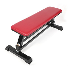 卧推凳 家用多功能平板 举重仰卧板 起坐训练椅 红皮包哑铃凳