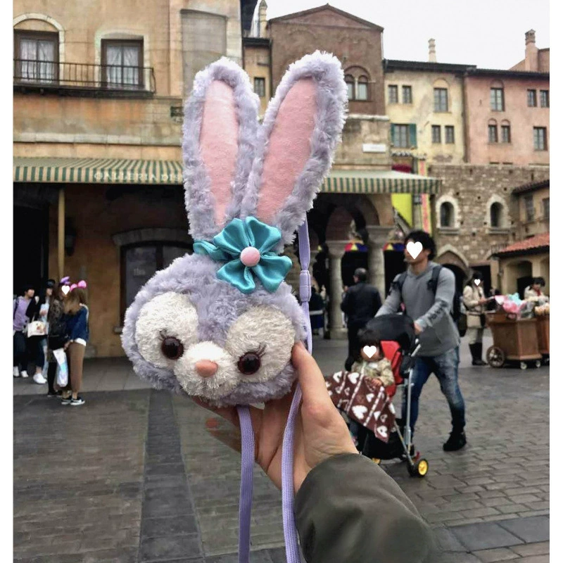 Rabbit, plush headband, shoulder bag