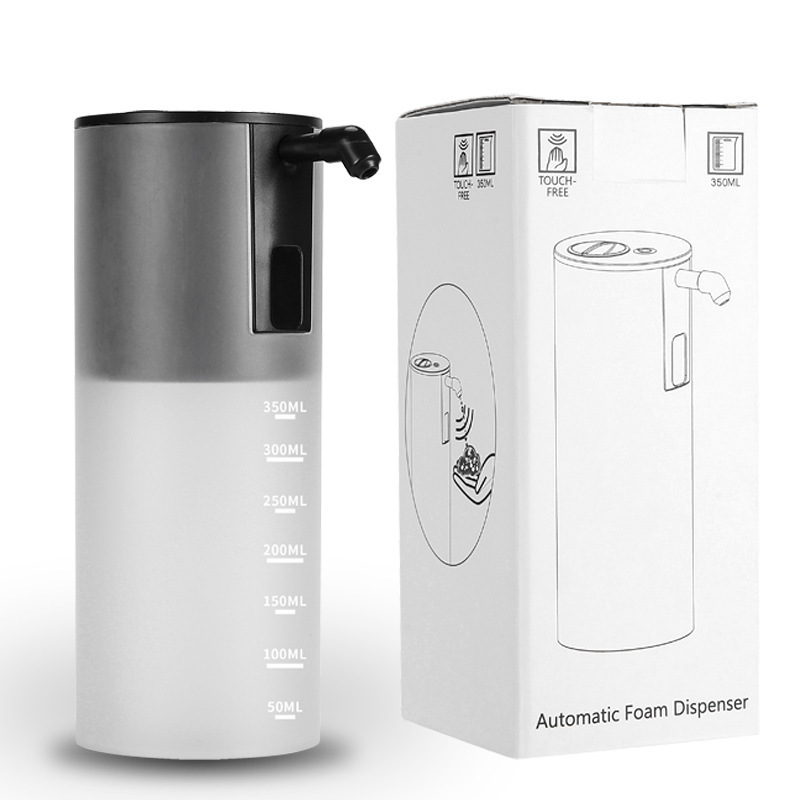 越境EC向け新型自動センサー式ソープディスペンサー 家庭用、商業施設、ホテル用、乾電池式、インテリジェントフォームハンドソープディスペンサー|undefined