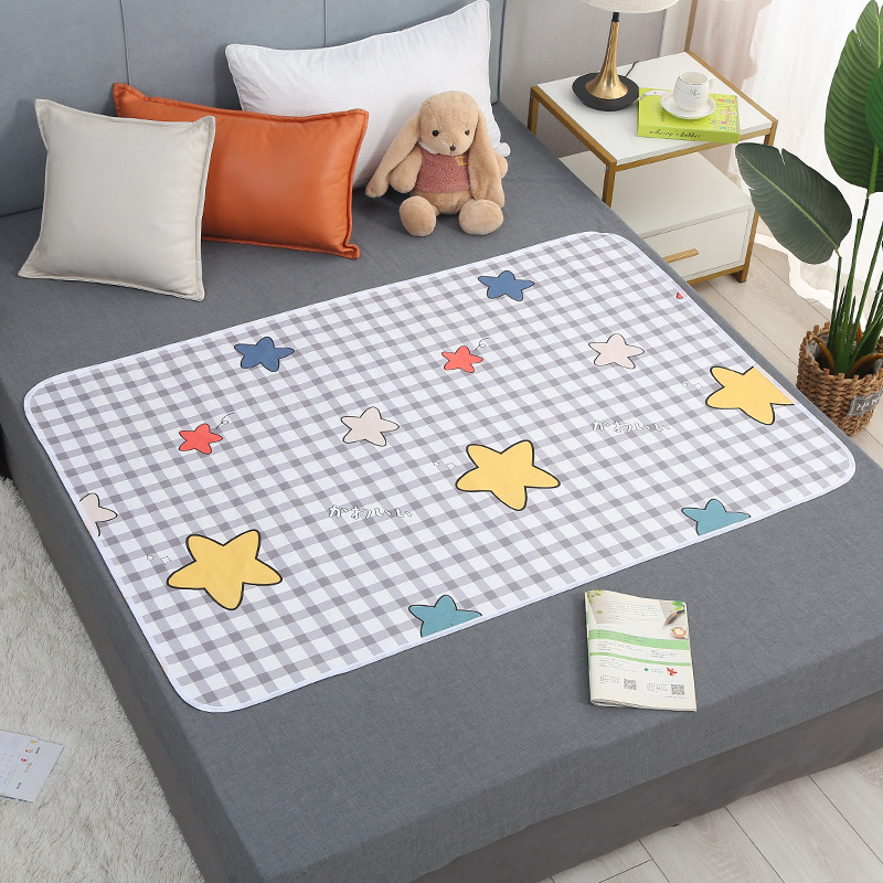 Cojín menstrual impermeable lavable Tía grande estera para estudiantes a prueba de fugas período menstrual pequeño colchón