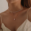 Accessory, pendant from pearl, necklace, chain for key bag , European style, light luxury style