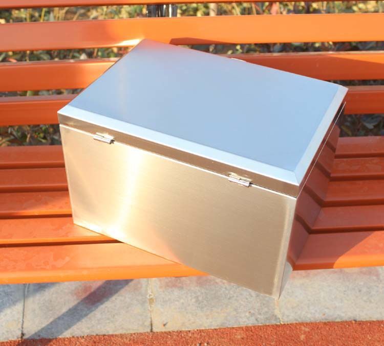 Large capacity stainless steel new tail box motorcycle trunk battery car universal box universal toolbox storage box