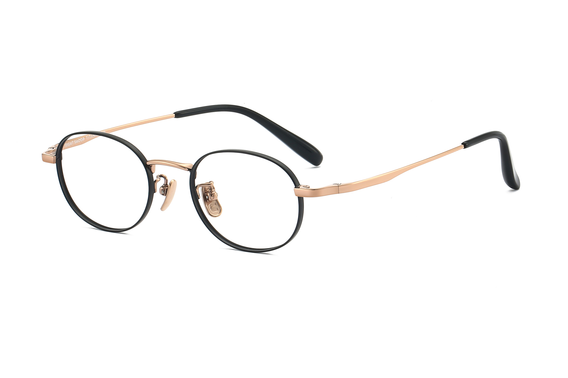 6047文芸の小さい円の枠の近視の眼鏡の女性の混陣の電気商の売れ行きの良い金の復古の知性の明るい銀色の平光の鏡の枠