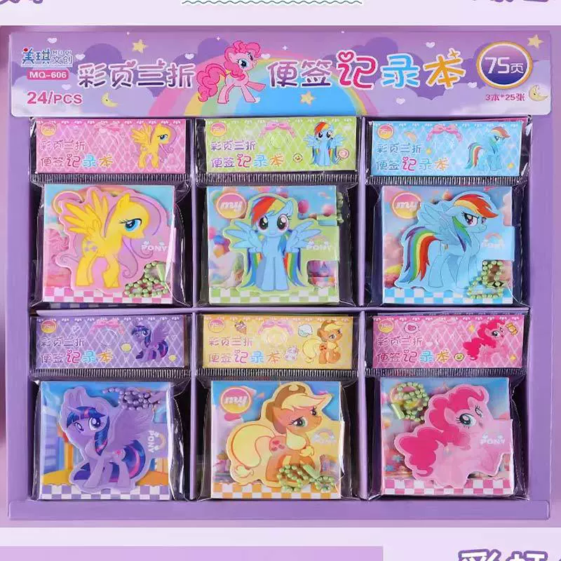 Mini sharing pocket notebook (Sanolou) — portable cartoon covers, assorted themed designs