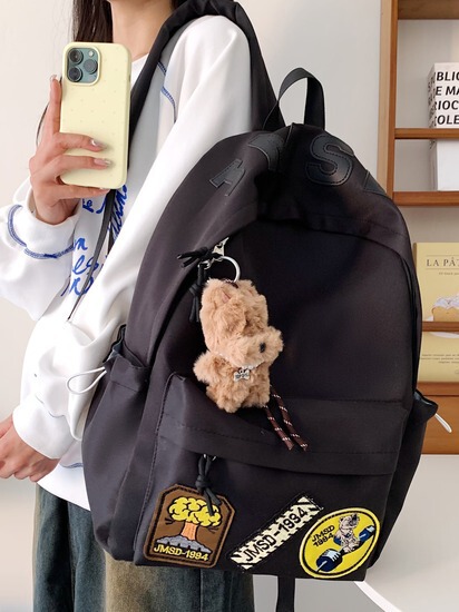书包高颜值ins森系潮酷欧美风双肩包小学生男女书包大容量背包|undefined
