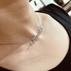 Necklace stainless steel, fashionable chain for key bag , European style