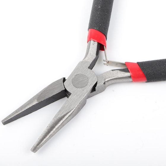 Black 4.5 inch pointed nose pliers mini pointed nose pliers DIY handmade pliers accessories pliers handmade small pliers mini