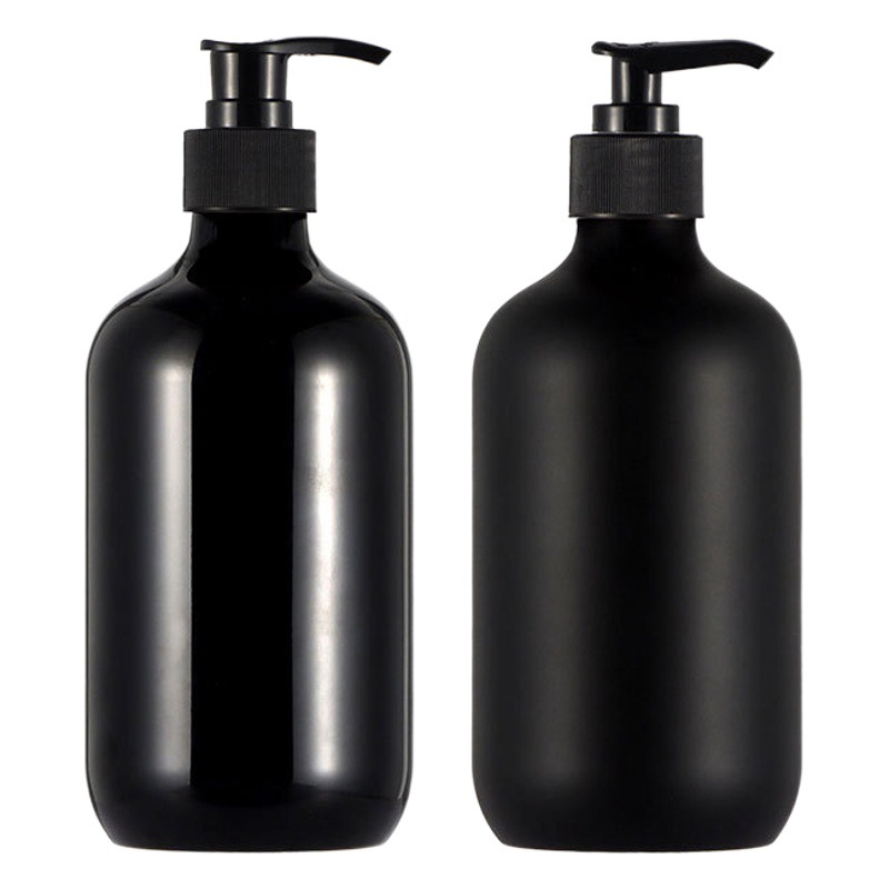 Botella de gel de ducha de plástico Spot de 500 ml, botella de champú, botella de presión de loción cosmética de 300 ml