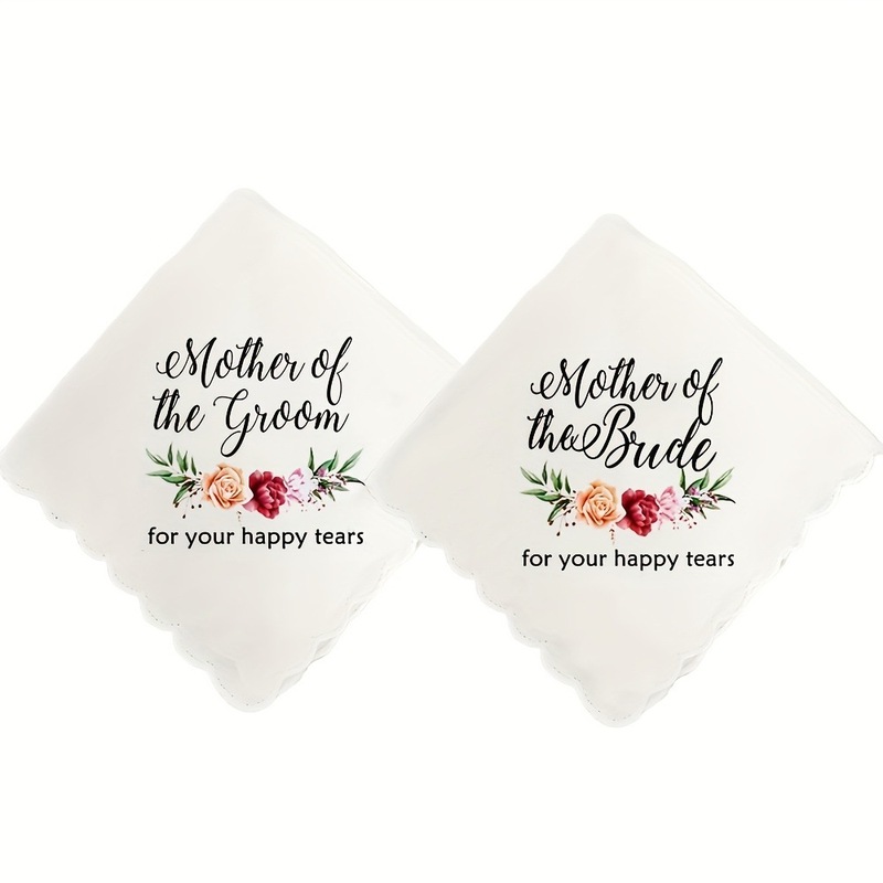 跨境新品2pcs Mother of the groom/Mother of the Bride 小手帕|undefined