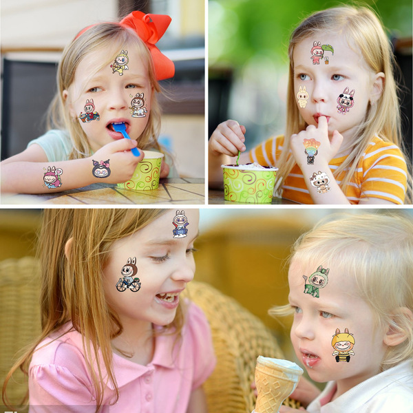Children's cartoon cute fashionable tattoo stickers