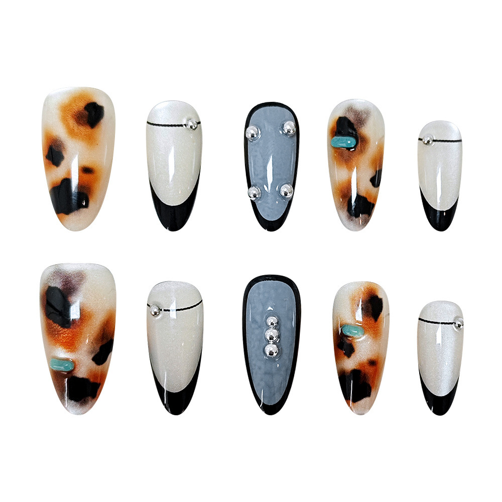 10 piezas decodificadas de fototerapia manual para usar uñas parche de uñas simple sensación de alta calidad caja de almacenamiento de uñas image 6