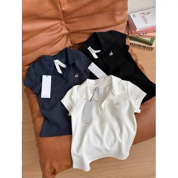 2026 High-End Version Polo Original Label 3D Silver Logo Short-Sleeve Slim-Fit Design with a Unique Style