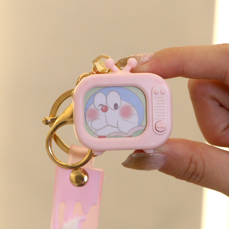 Yugui perro emisor de luz pequeña cámara llavero coolomi meiletty Cámara colgante