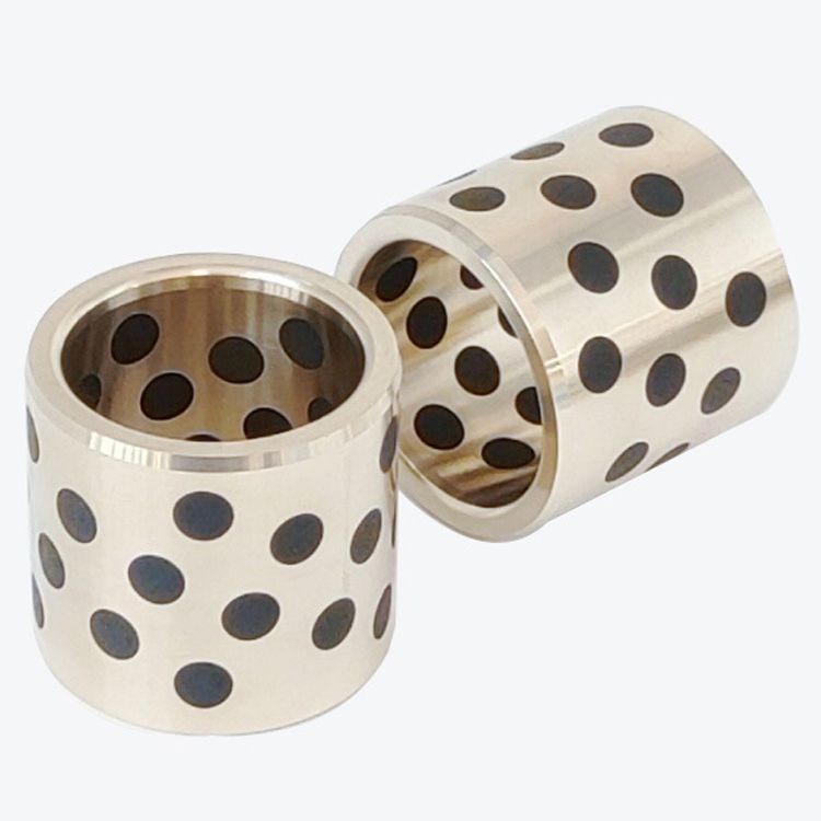 国产源头厂家直售铜套SPB石墨导套35*25*90石墨点耐磨自润滑