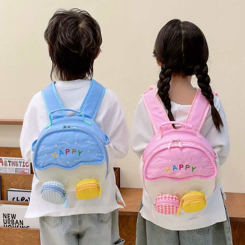 Nuevo jardín de infantes para niños mochila de hombro pequeña mochila de estudiantes de diseño de moda mochila infantil encantadora