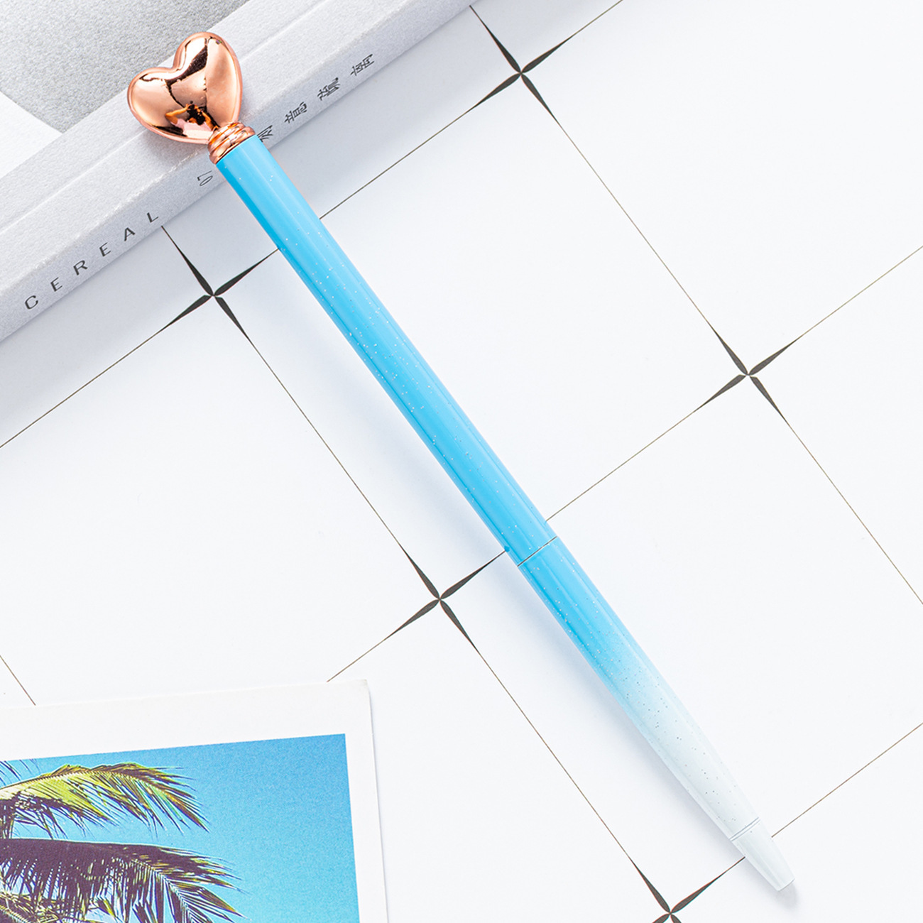 Amor en forma de bolígrafo al por mayor bolígrafo de metal creativo regalo publicitario impresión LOGO amor bolígrafo