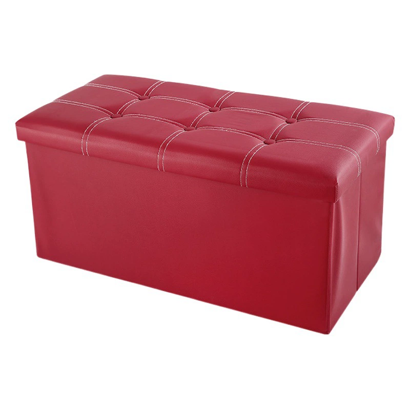 Кожаный табурет Диван Смена обуви можно сидеть на табуретке для домашнего хранения