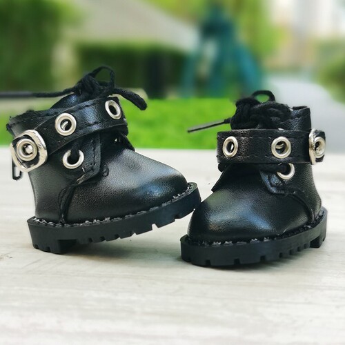 20 cm baby clothes star's same style 20 cm sneakers 20 cm cotton doll black leather shoes small white shoes sneakers