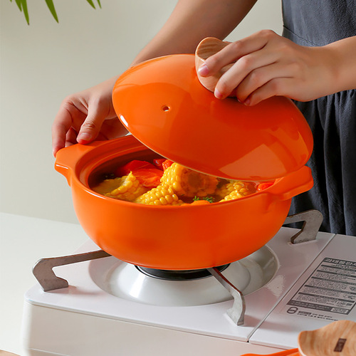 BB4C wholesale heat-resistant ceramic casserole stew pot clay pot rice pot household gas gas stove open flame special resistant