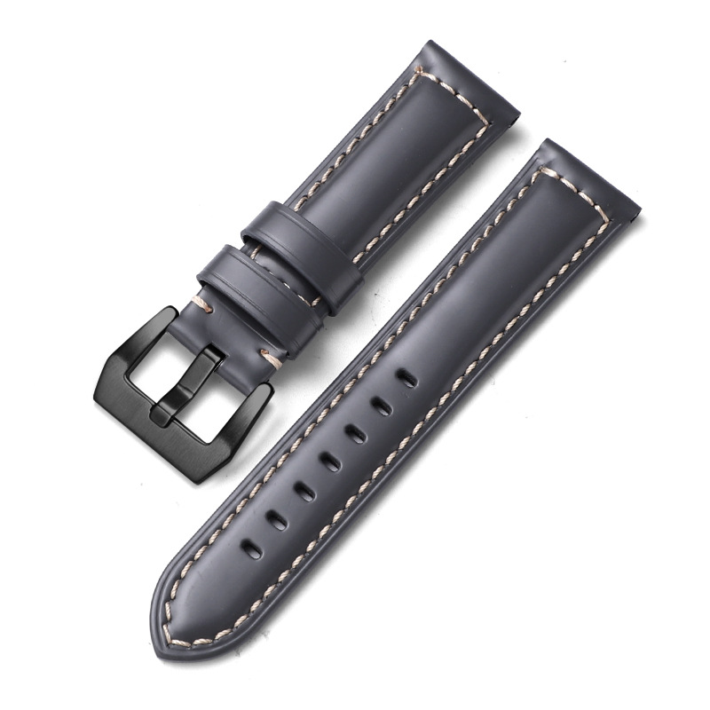 Aplicable iwatch correa de cuero genuino Apple correa de reloj applewatch8 Huawei GT3 Samsung S1 Pena Mar