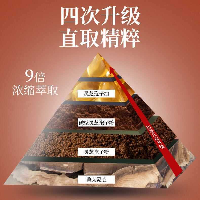 长白山灵芝孢子油免疫力高三萜破壁灵芝孢子粉散装灵芝100粒正宗|undefined