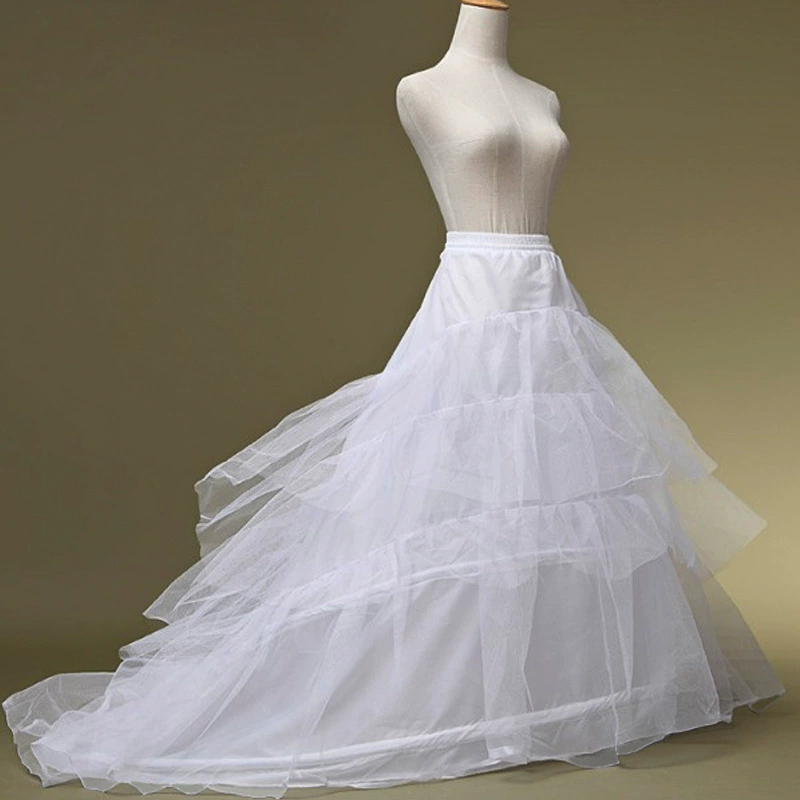 Новый оптовый подъюбник большой перетащить юбка свадебное платье юбка невесты Паффи юбка сетка хвост Оптовая Продажа с фабрики