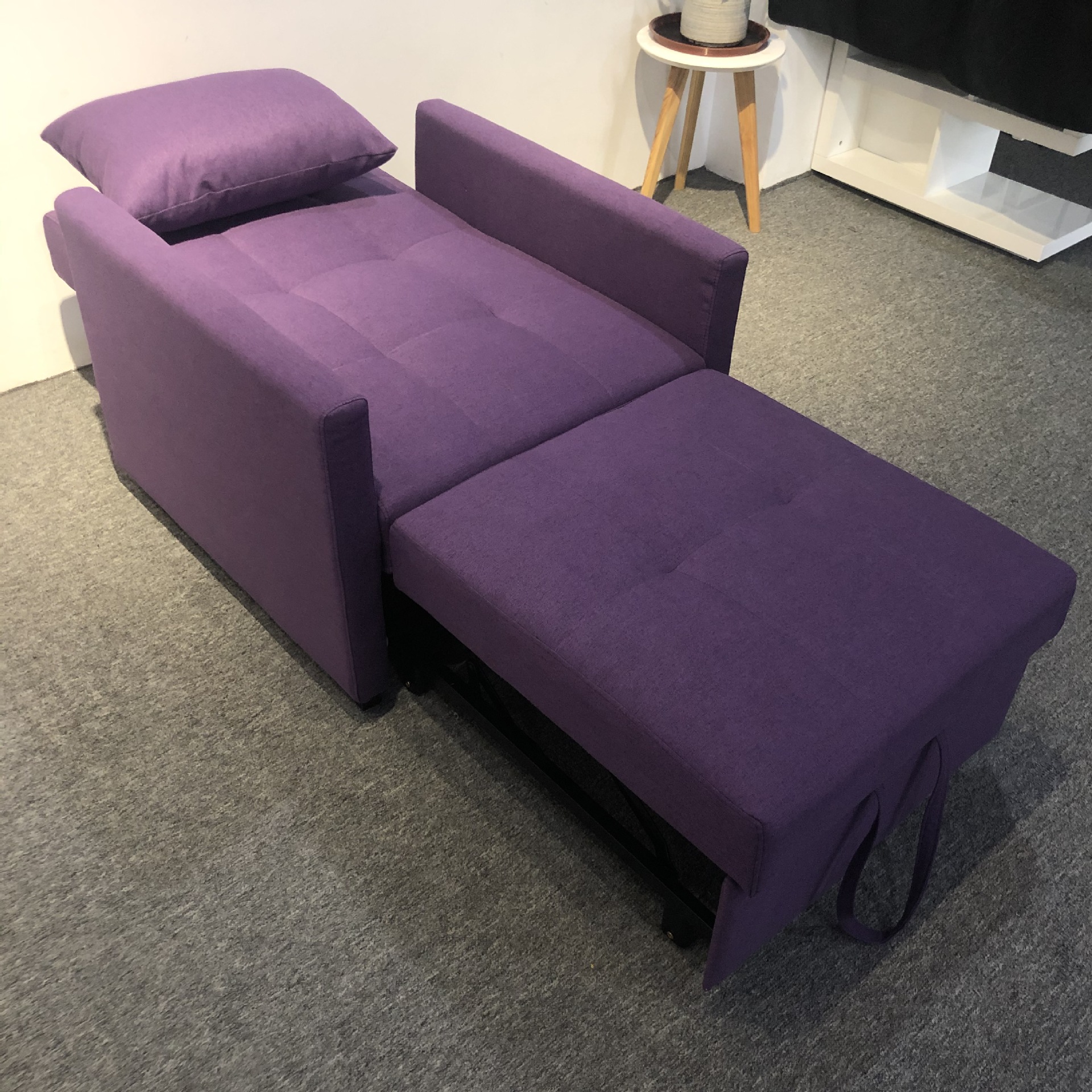 Moderno simple simple sofá cama plegable de alquiler de casa pequeña sala de estar sofá cama de tela desmontable