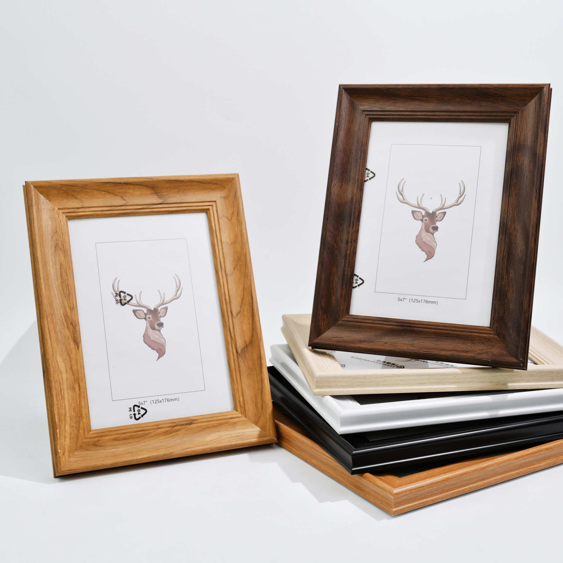 American Simple Photo Frame 6 Inches 7 Inches 8inch 10inch A4 Table Certificate Display Frame 8 Open Sketch Wall Hanging Picture Frame Wholesale