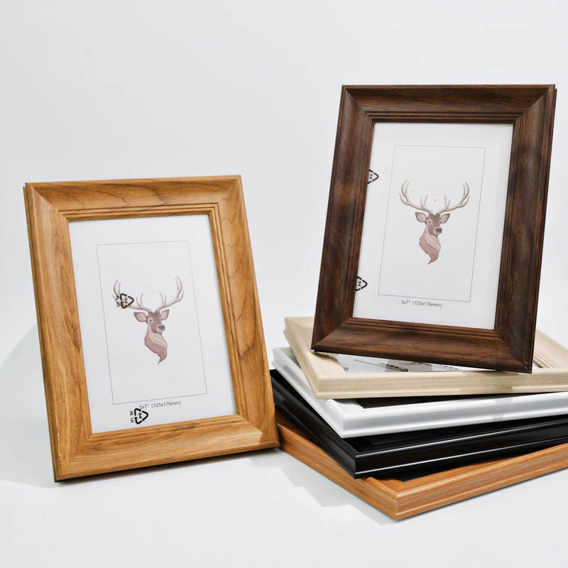 American Simple Photo Frame 6 Inches 7 Inches 8inch 10inch A4 Table Certificate Display Frame 8 Open Sketch Wall Hanging Picture Frame Wholesale