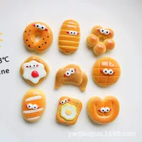 Мультфильм милые глаза, еда, игра серия diy крем, клей для мобильного телефона, головные уборы, заколки для волос, аксессуары из смолы, аксессуары оптом