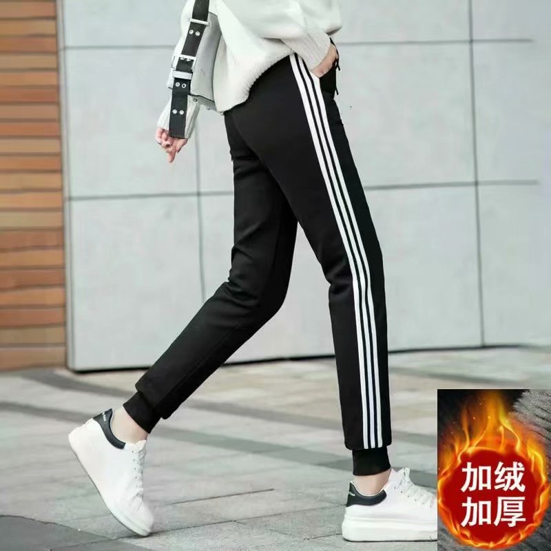 2025 Autumn Trendy Loose Three-Bar Men's Casual Pants Sports Pants Fashion Winter Pants Ins Hong Kong Style
