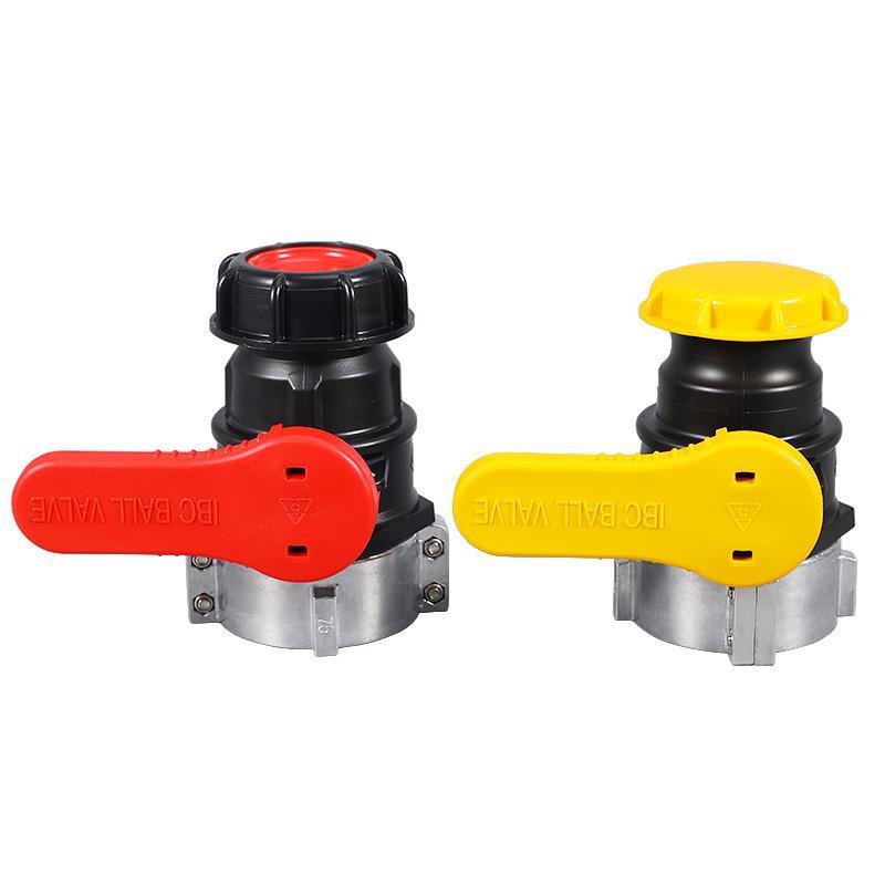IBC químico barril válvula tonelada barril válvula de bola tonelada barril interruptor ácido y álcali resistente DN50(75mm)