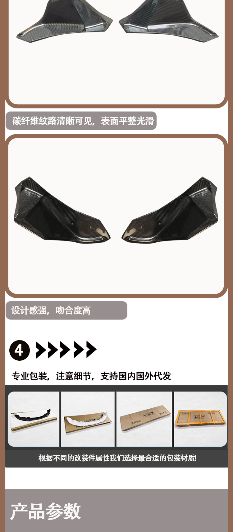 Suitable for 2019-IN Toyota Supra A90 A91 Bull Devil AG carbon fiber rear corner rear lip corner
