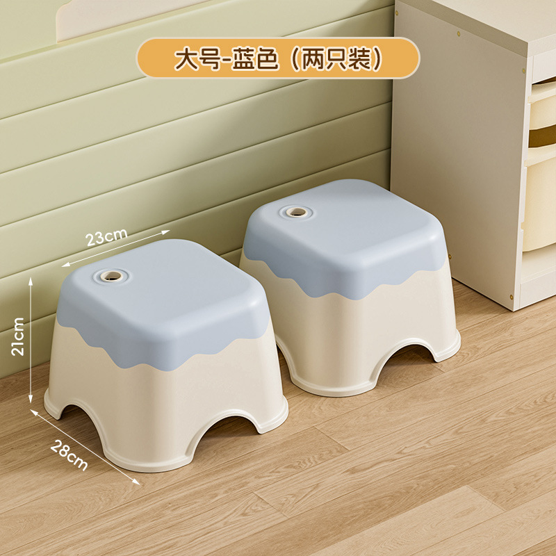 厚みのある子供用小さなスツール、家庭用低スツール、プラスチック製の靴交換用ベンチ、赤ちゃんのかわいくて丈夫で耐久性のある幼稚園の椅子|undefined