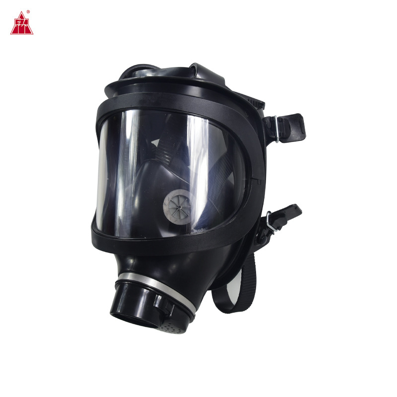 唐人防毒全面头罩TF6D长管大视野防护喷漆化工农药毒气高罐呼吸器