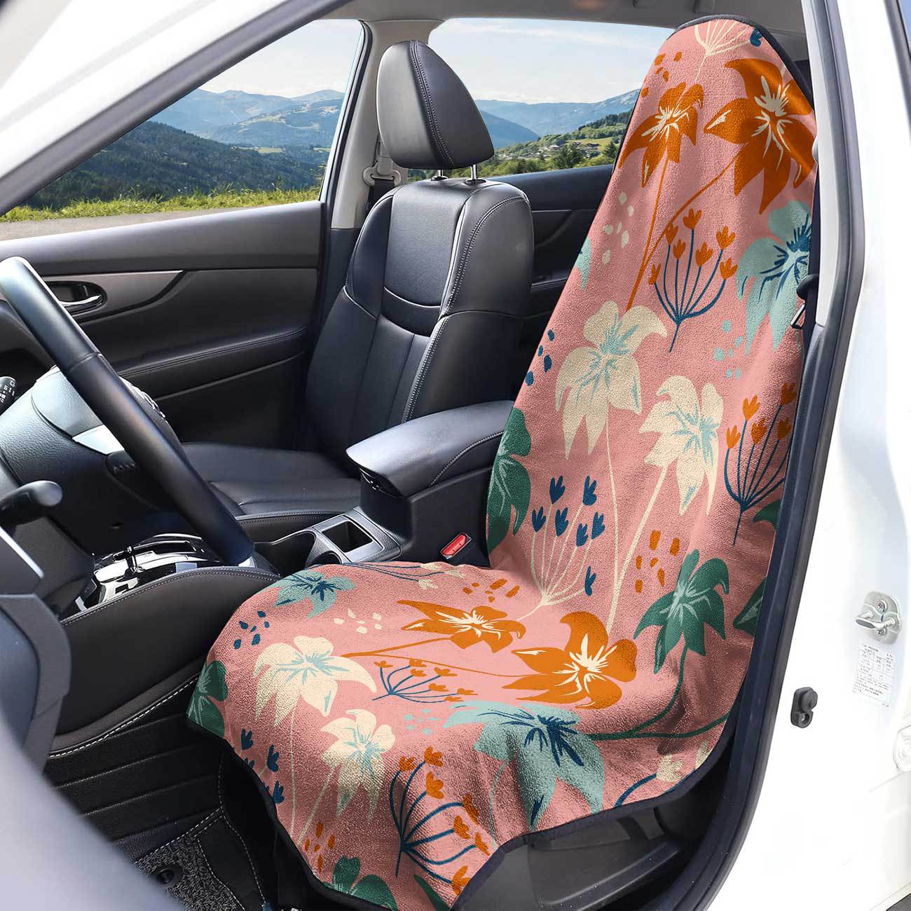 Car seat towel cover, front seat protector, suitable for gym and exercise, universal for all seasons, car use 123