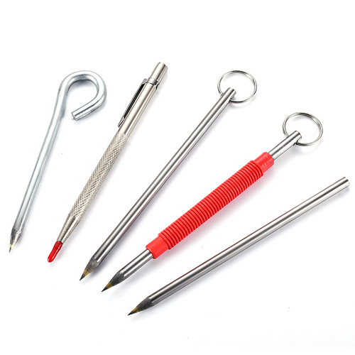 Tile scribing pen metal scribing needle fitter tungsten steel alloy tip drawing needle super hard marker pen tip scribing tool