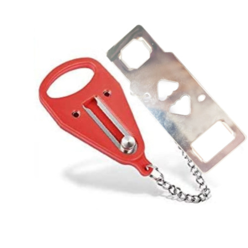 New Upgraded Dual-Head Portable Door Latch Lock, Hotel Door Stopper, Door Blocker