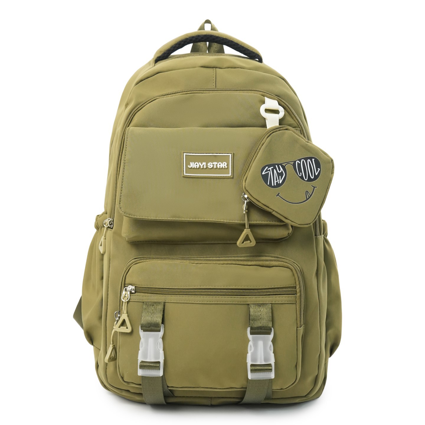 Mochila de alto valor visual de gran capacidad multicapa para reducir la carga de la espalda de la escuela secundaria, mochila para estudiantes de secundaria, mochila para computadoras de viaje