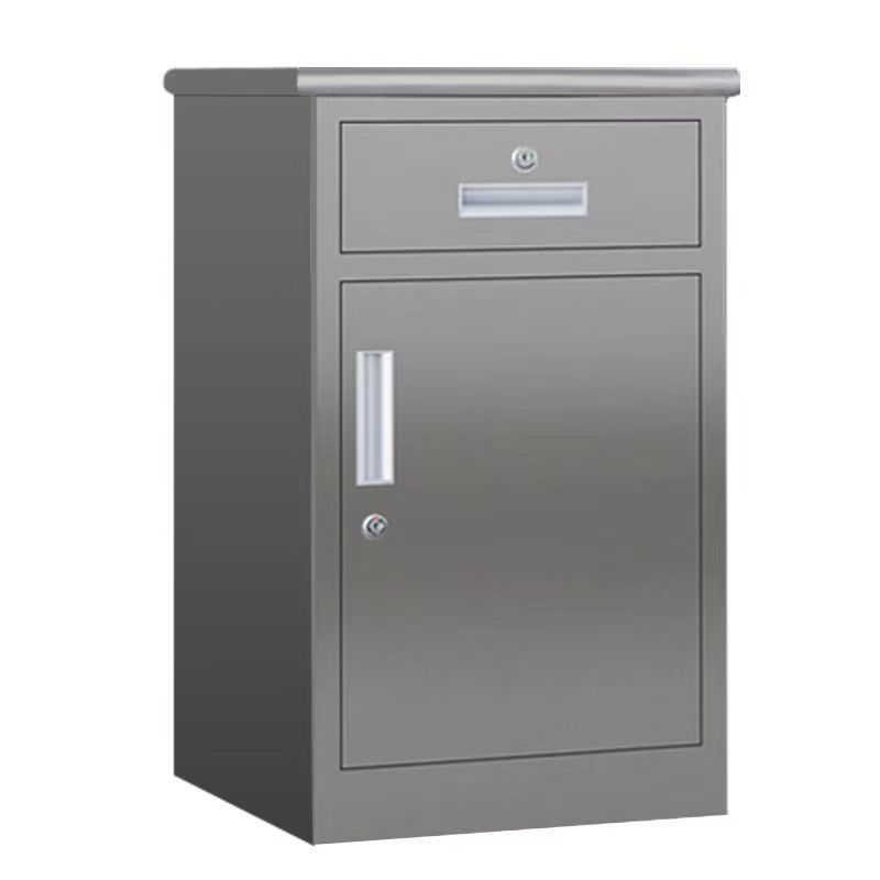 304 acero inoxidable gabinete bajo laboratorio armario móvil armario de almacenamiento hospital cajón de herramientas al aire libre con cajón de bloqueo