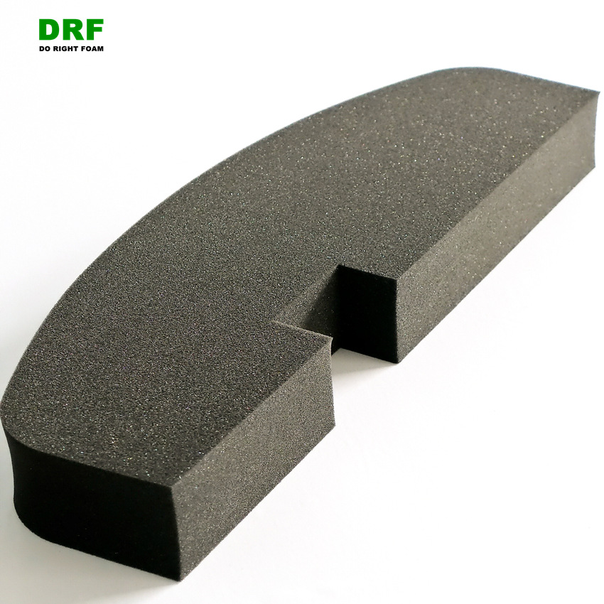 厂家供应高弹性灰色黑色聚氨酯海绵垫 PU泡棉抗震缓冲垫片Foam