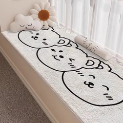 ベランダの厚手はカシミヤの客間のマットを模しています。