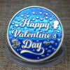 Coins for St. Valentine's Day for beloved, three dimensional medal, Birthday gift