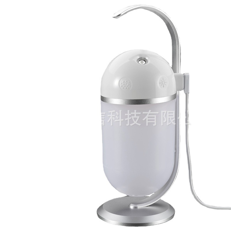 厂家智能触控可渐变七彩小夜灯 USB家用车载办公静音雾化加湿器