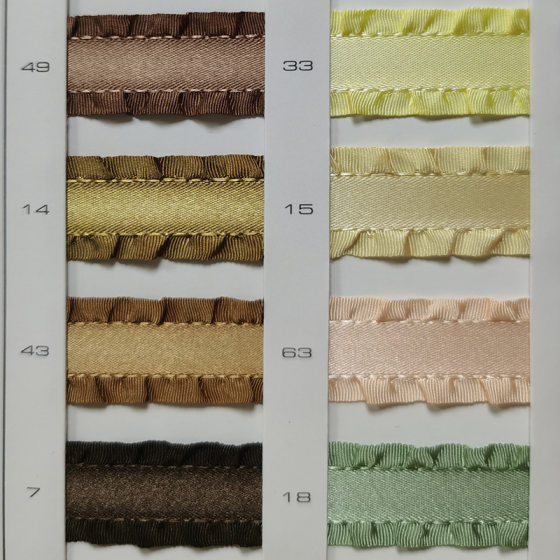 Japanese Trojan Ruffled Polyester Ribbon Headwear Hair Accessories Garment Decoration Accessories Ribbon