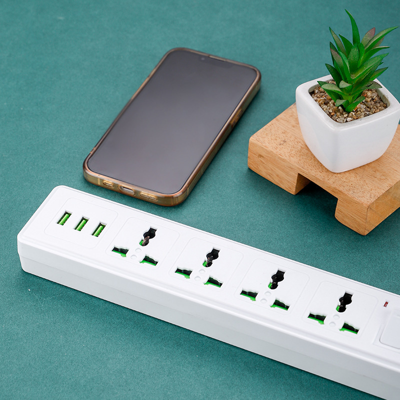 Blanco multifuncional estándar nacional de comercio exterior exportación transfronteriza Amazon en línea lote de enchufe doméstico enchufe enchufe