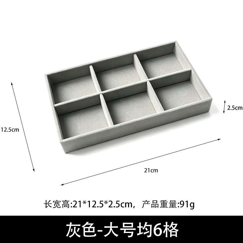 Caja de joyería en stock Caja de almacenamiento Caja de exhibición de joyería Paleta de joyería Paleta de almacenamiento de anillos de brazalete image 11